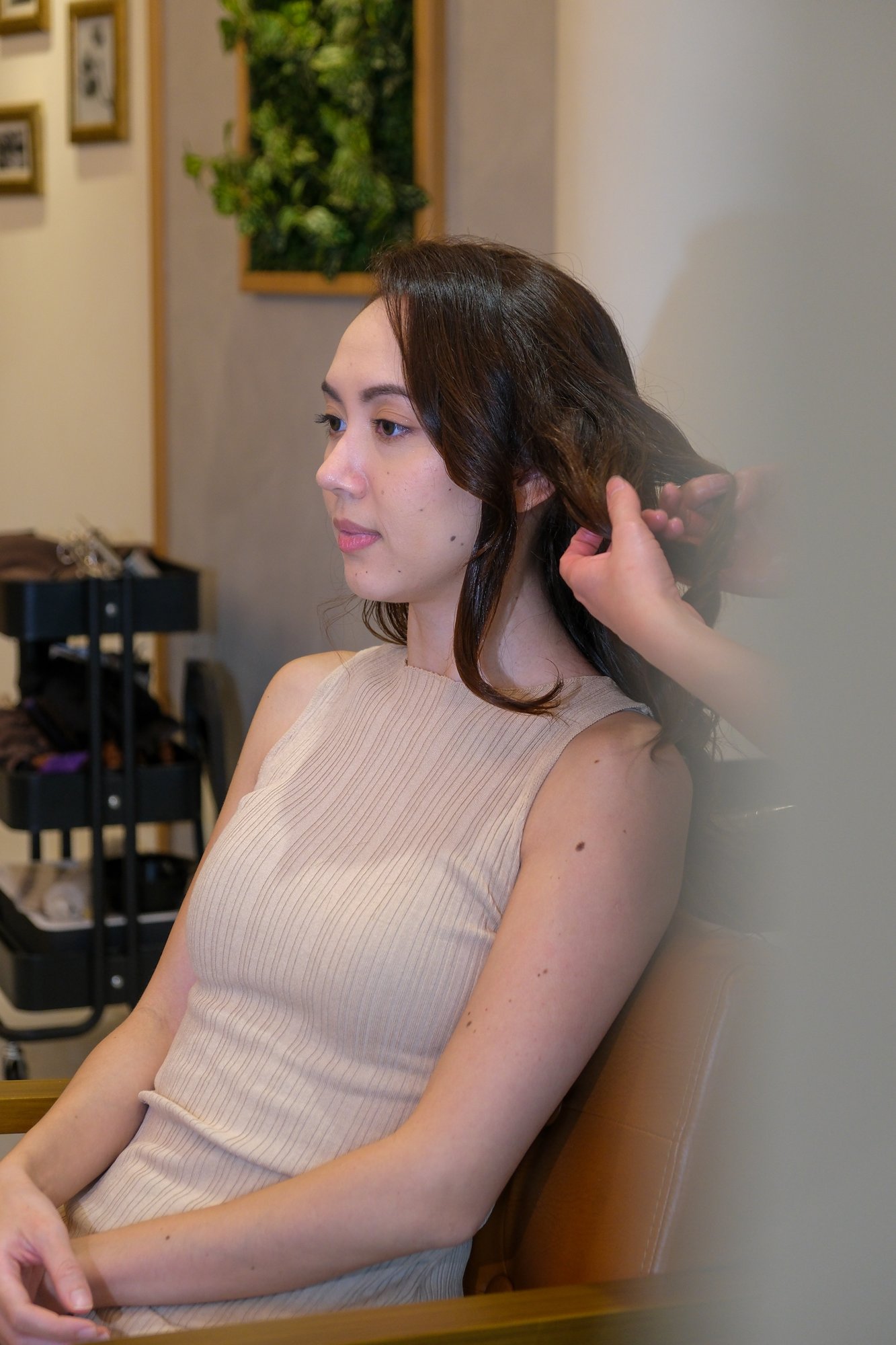 AUBE salon content and hair styling