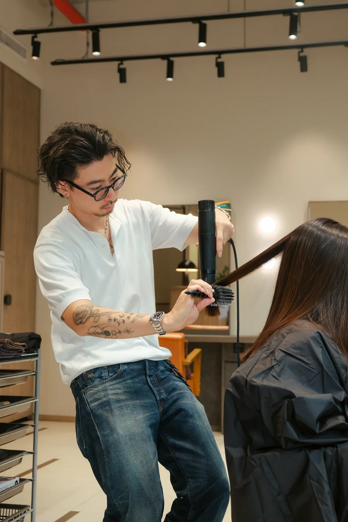Aube Hair Salon styling photography